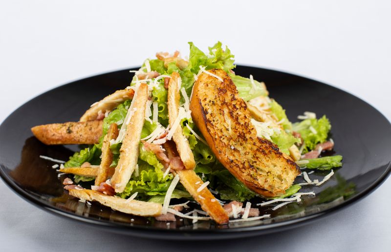 Caesar salad at Marcos restaurant