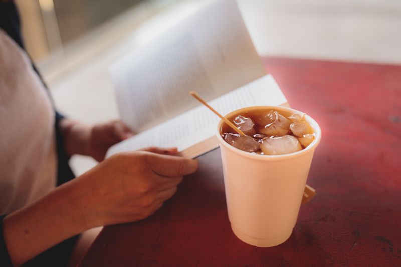 Iced tea drink at Marcos restaurant